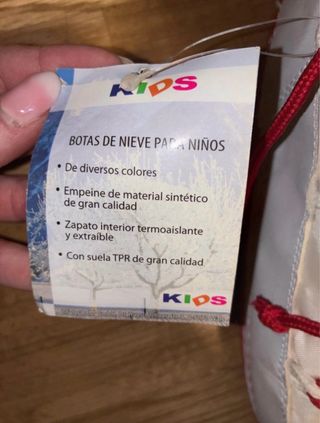 Botas de nieve multicolor