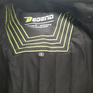 Cazadora hombre M negra y amarilla