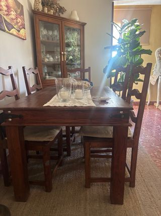 Comedor Madera Maciza Teca