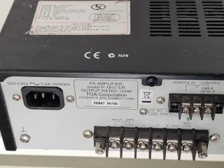 Amplificador TOA P-1812 PA 120W
