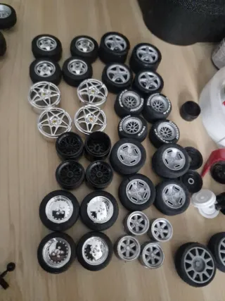15 juegos llantas Ferrari,Lamborghini,BBS, 1/24.