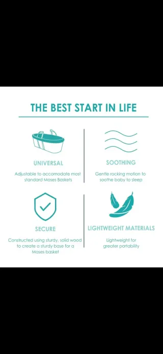 Moisés bebé CLAIRE DE LUNE con soporte y ropa