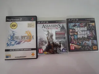 Lote Juegos PS2 y PS3: Final Fantasy X, Assassin's