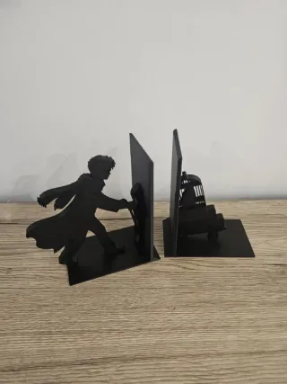 Fan art Sujetalibros Harry Potter Silueta Negra