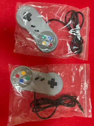 Mando Retro Gaming SNES Estilo Clásico. Imitación.