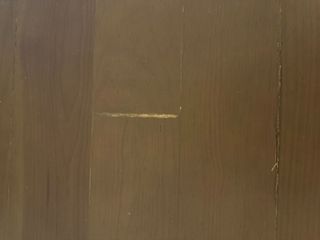 Mesa de comedor rectangular de madera maciza