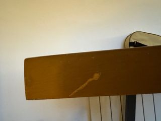 Mesa de comedor rectangular de madera maciza