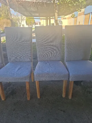 Sillas de comedor (4 unidades) precio negociable