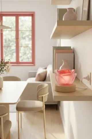 Lámpara de rosa edición limitada