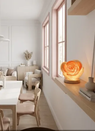 Lámpara de rosa edición limitada