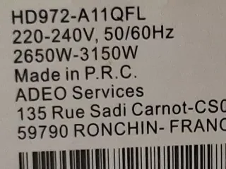 Radiador Eléctrico Blanco