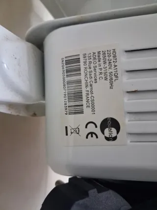 Radiador Eléctrico Blanco