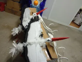 Disfraces de Cigüeña con Bebé.