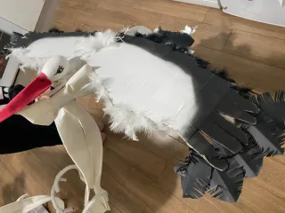 Disfraces de Cigüeña con Bebé.