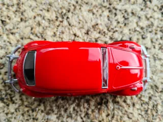 Miniatura VW Beetle Vermelha Novo