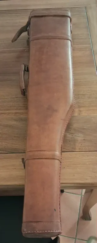 Portafucili in cuoio da caccia