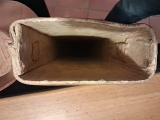 Portafucili in cuoio da caccia