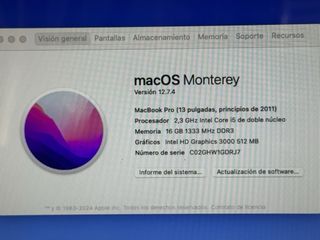 MacBook Pro 13 Apple - 16 Gb RAM