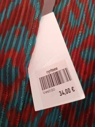 Vestido largo estampado fiesta