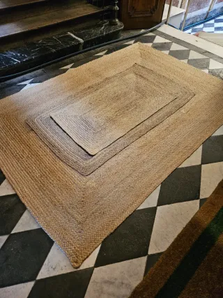 Lote 3 tappeti in giuta