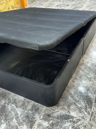 Canapé negro 200x160