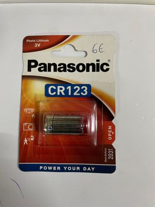 Panasonic CR123 Pilha Lítio 3V