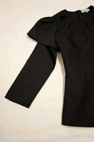 Top Negro de Minueto talla/S