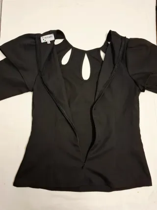 Top Negro de Minueto talla/S