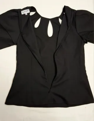 Top Negro de Minueto talla/S