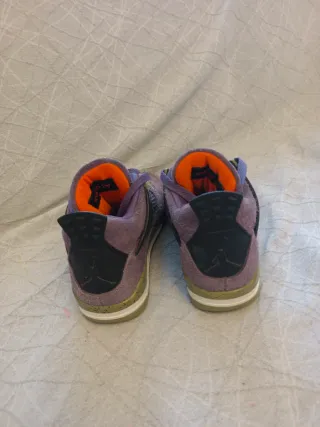 Jordan 4 Morado Verde Niño