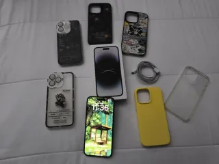 iPhone 14 Pro Max con protector