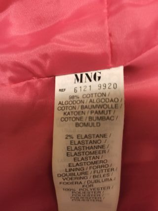 Torera Mango rosa Talla M