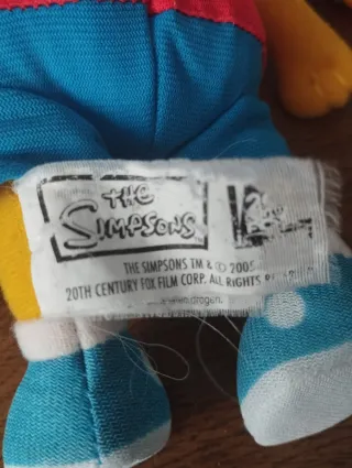Muñeco Bart Simpson de tela