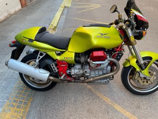 Moto Guzzi V11 Clásica Naked Verde