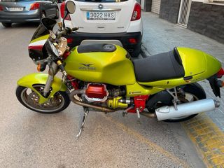 Moto Guzzi V11 Clásica Naked Verde