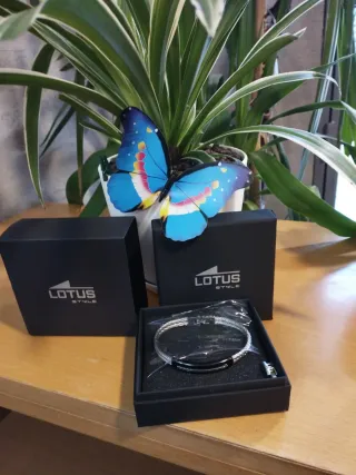 Pulsera Lotus Hombre Negra