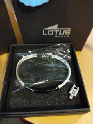 Pulsera Lotus Hombre Negra
