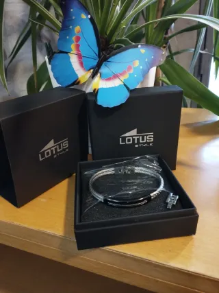 Pulsera Lotus Hombre Negra