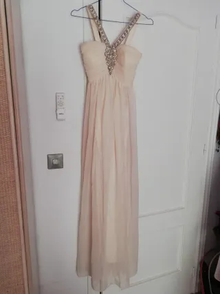 Vestido largo pedrería eventos