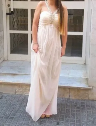 Vestido largo pedrería eventos