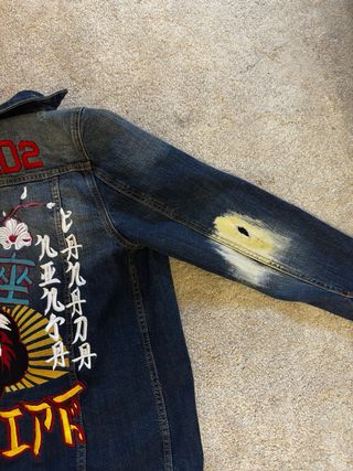 Chaqueta vaquera Dsquared2 bordada