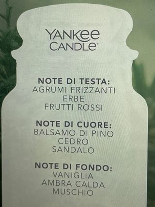 Yankee Candle Balsam & Cedar