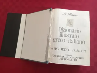 Dizionario illustrato greco-italiano (Greek Edi...