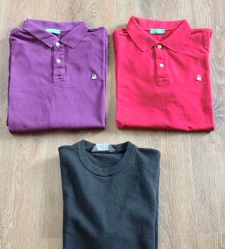 2 Polos Benetton Talla S