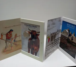 2 Monedas Malta 2025 Coincard