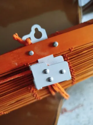 Cortina Stor Bambú Naranja enrollable exterior int