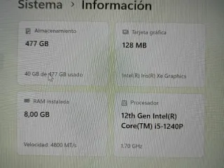Dynabook Portege K30L-K Core i5 12th Magnesio
