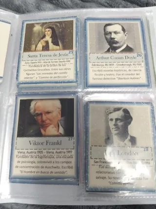Colección Cromos Personajes Históricos