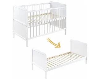 Cuna convertible blanca