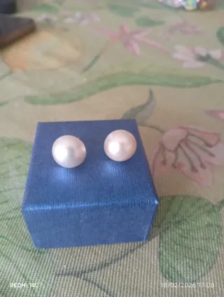 Pendientes Perlas Japonesas Oro 18k tamaño  median